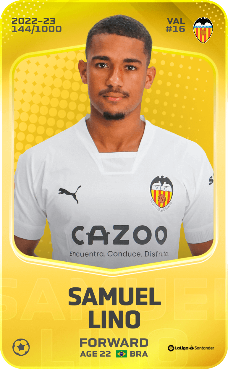 Samuel Lino 2022-23 • Limited 144/1000
