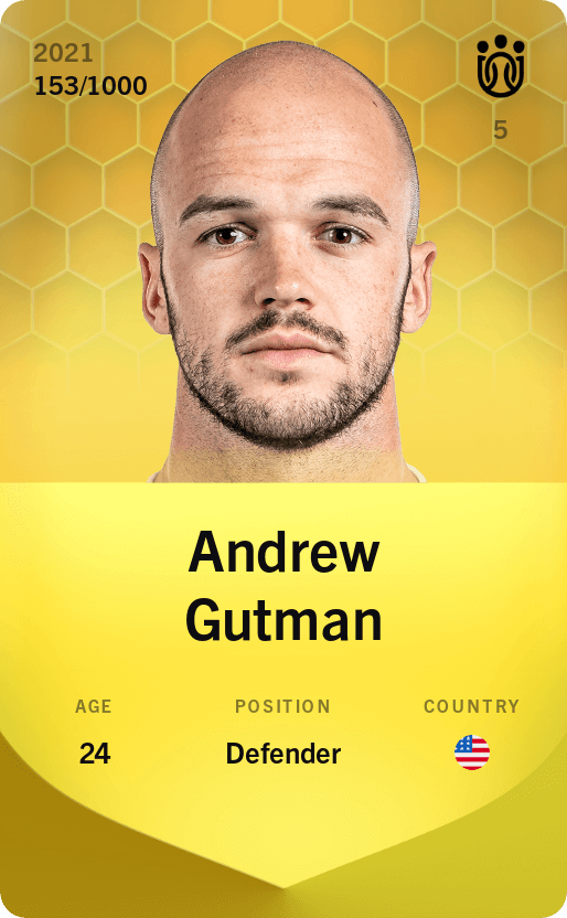 Andrew Gutman 2021-22 • Limited 153/1000