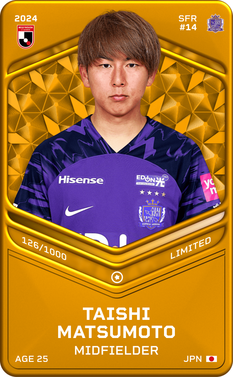 Taishi Matsumoto 2024-25 • Limited 126/1000