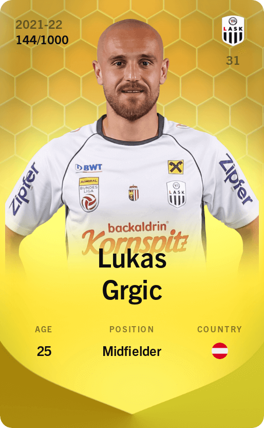 Lukas Grgic 2021-22 • Limited 144/1000