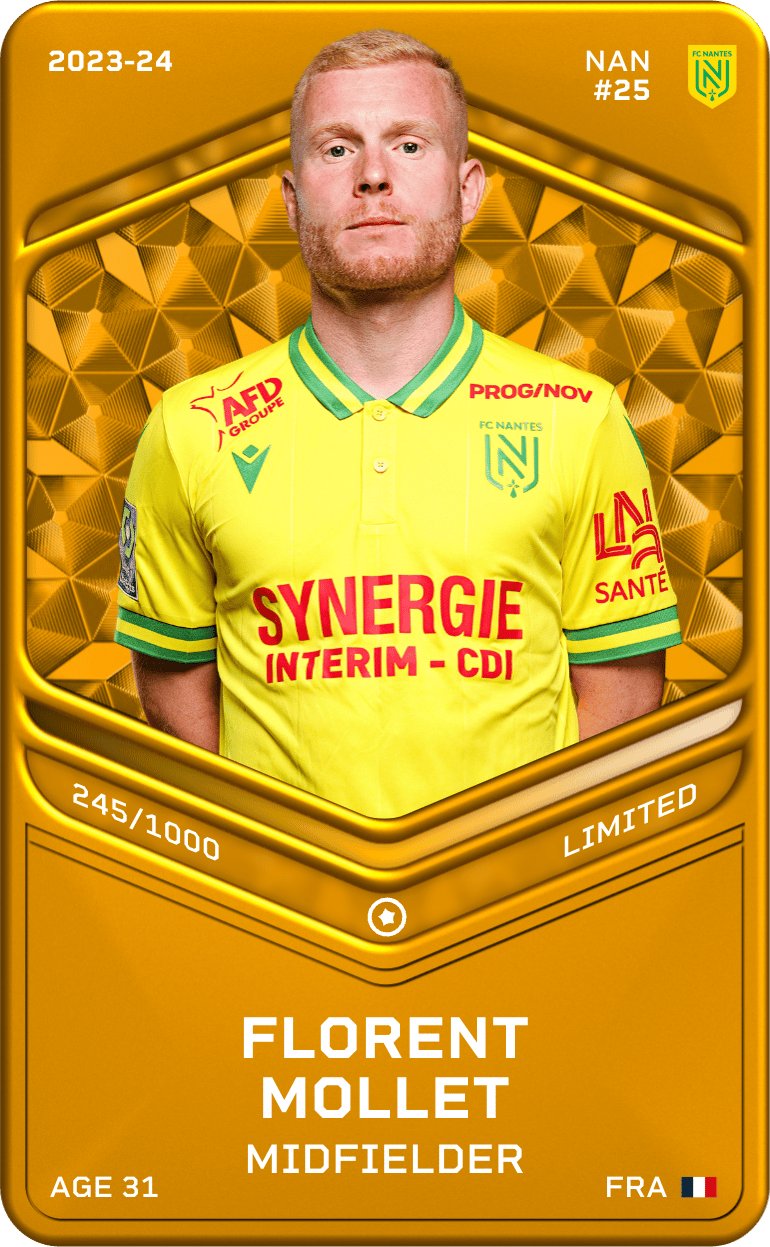 Florent Mollet 2023-24 • Limited 245/1000