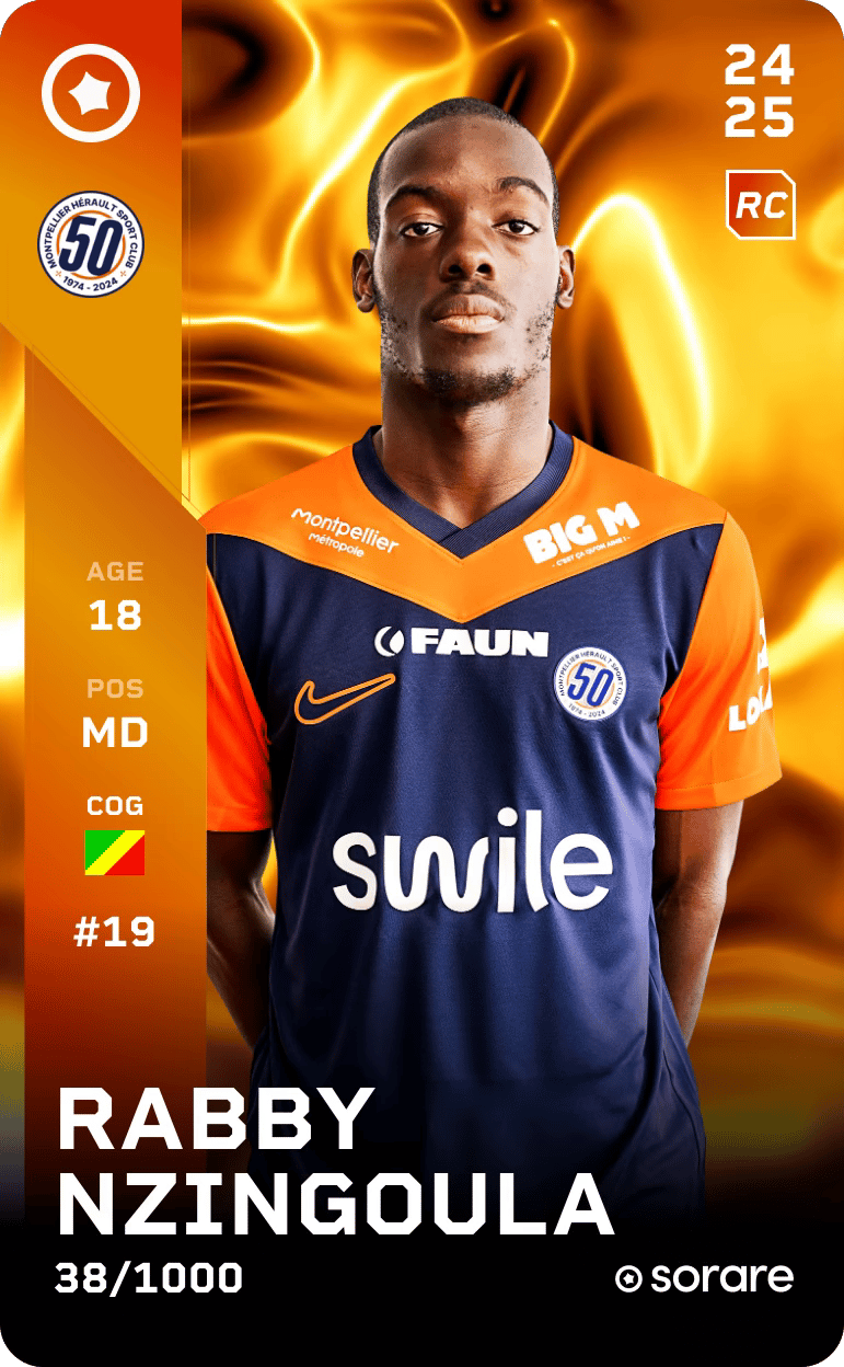 Rabby Nzingoula 2024-25 • Limited 38/1000