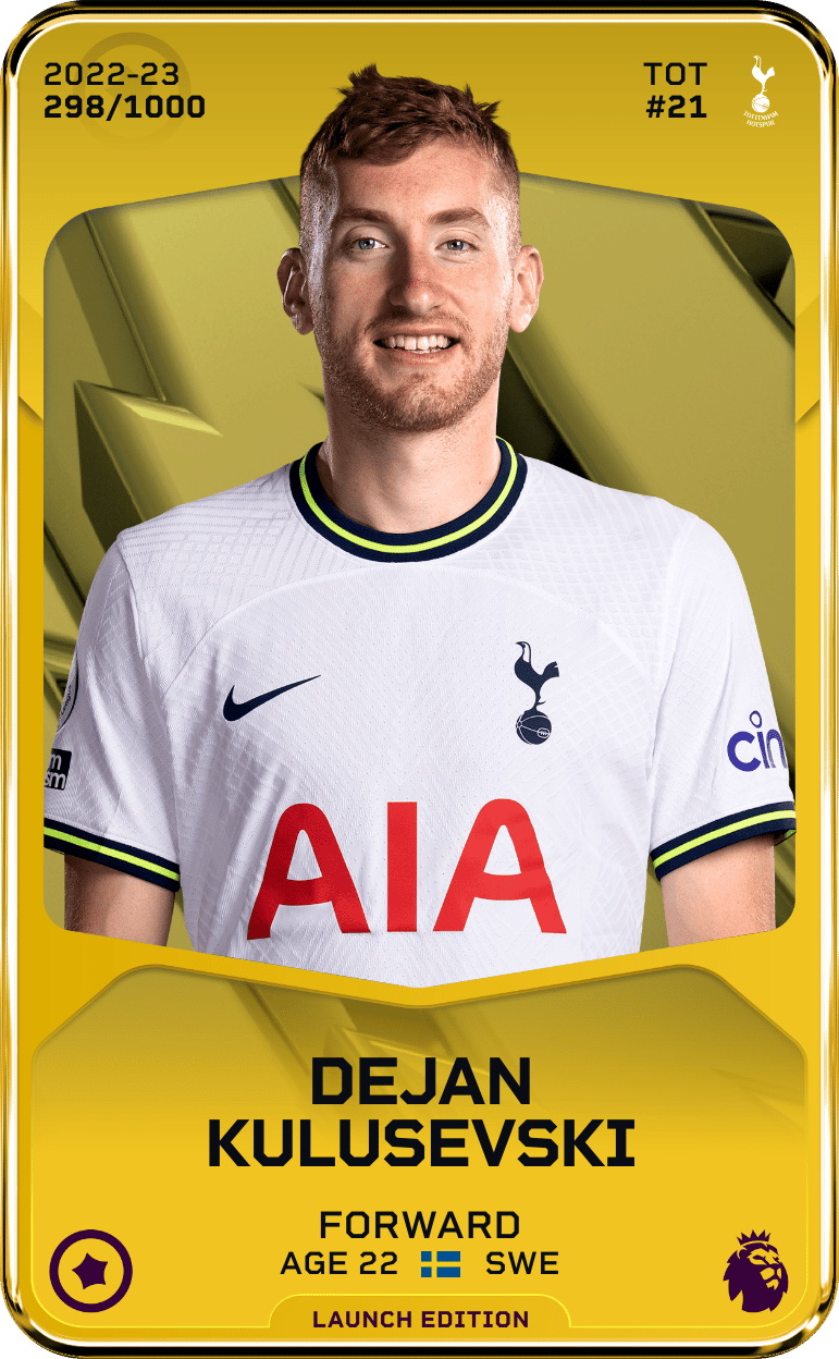 Dejan Kulusevski 2022-23 • Limited 298/1000
