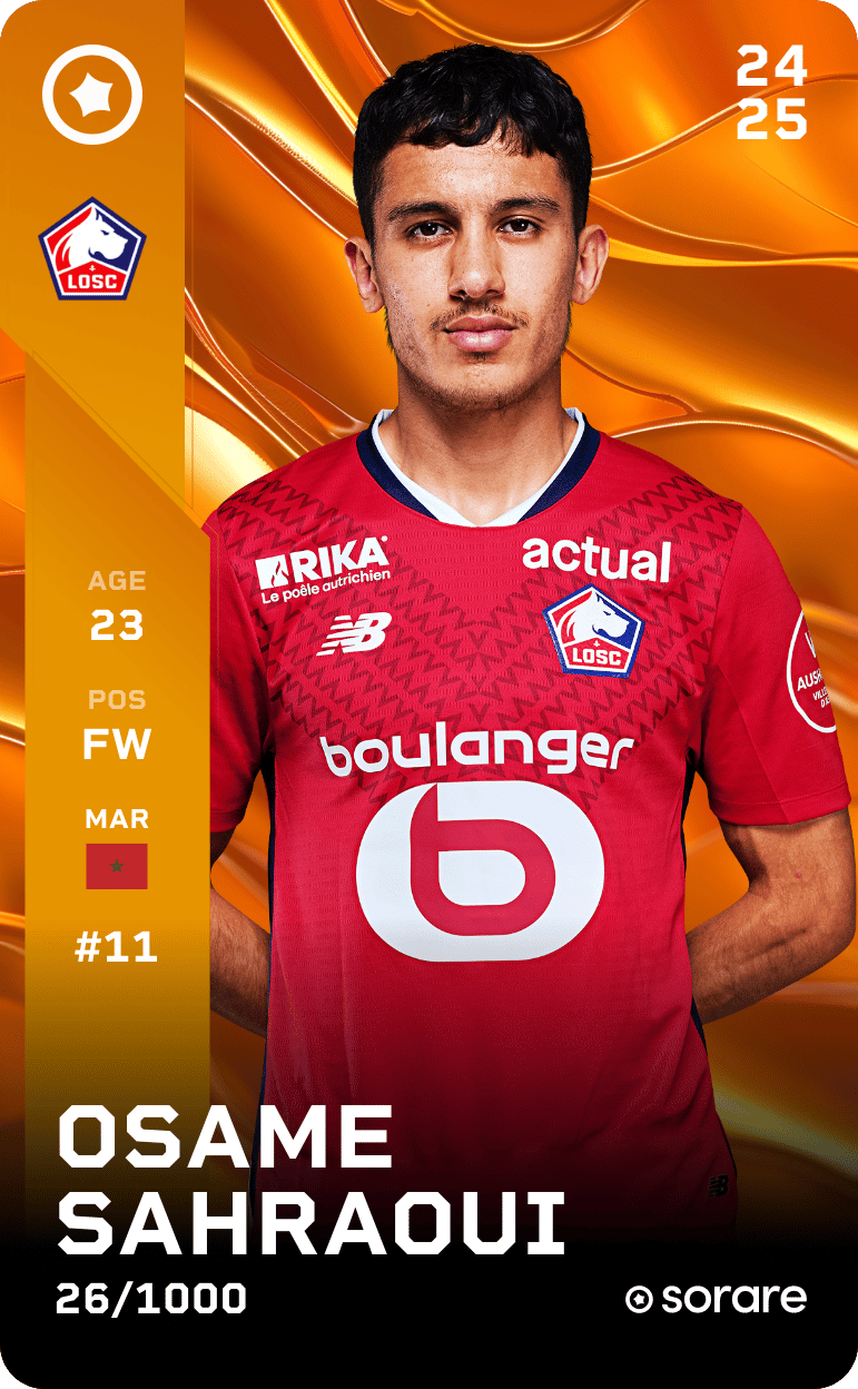 Osame Sahraoui 2024-25 • Limited 26/1000