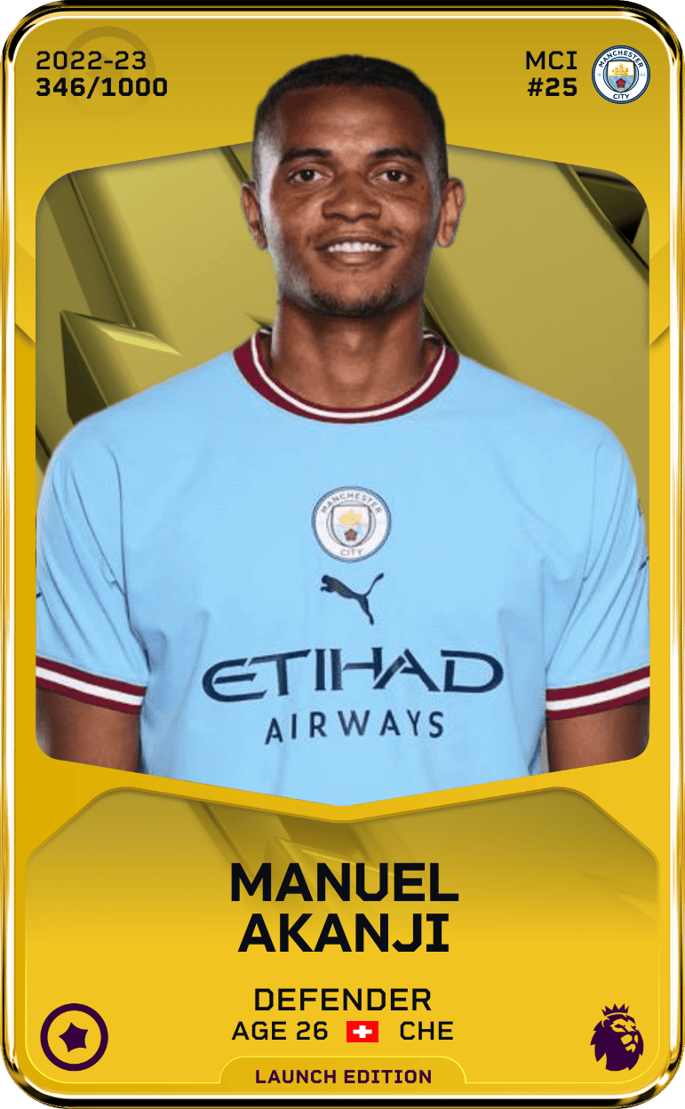 Manuel Akanji 2022-23 • Limited 346/1000
