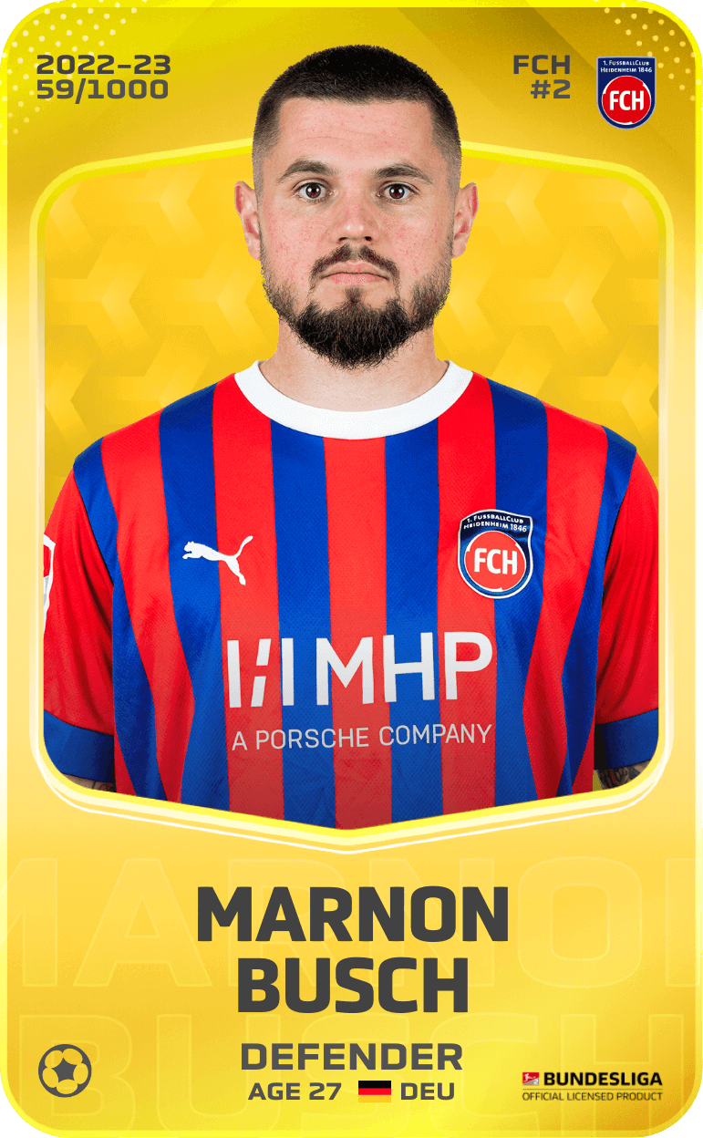 Marnon Busch 2022-23 • Limited 59/1000