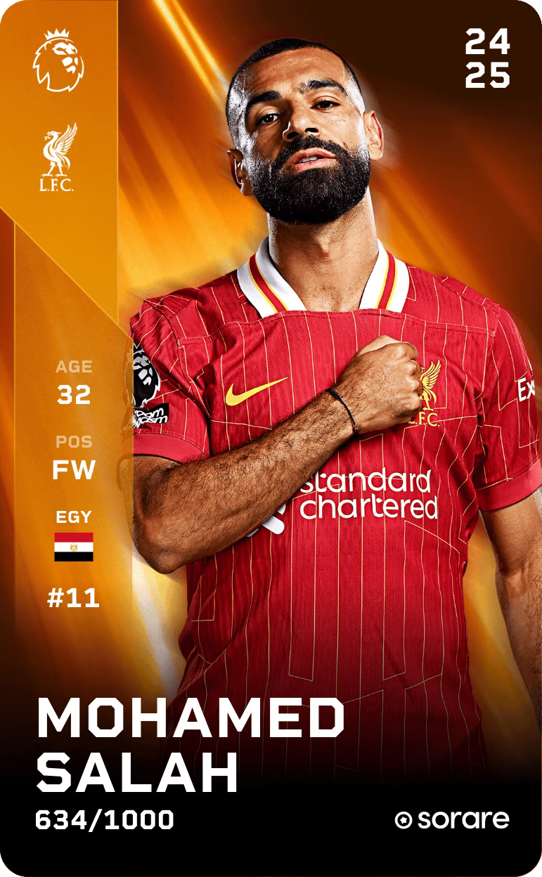 Mohamed Salah 2024-25 • Limited 634/1000