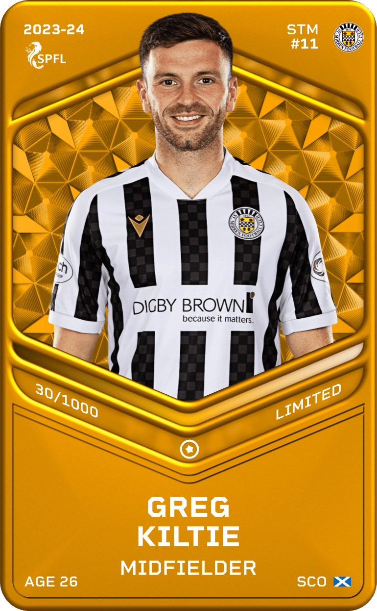 Greg Kiltie 2023-24 • Limited 30/1000