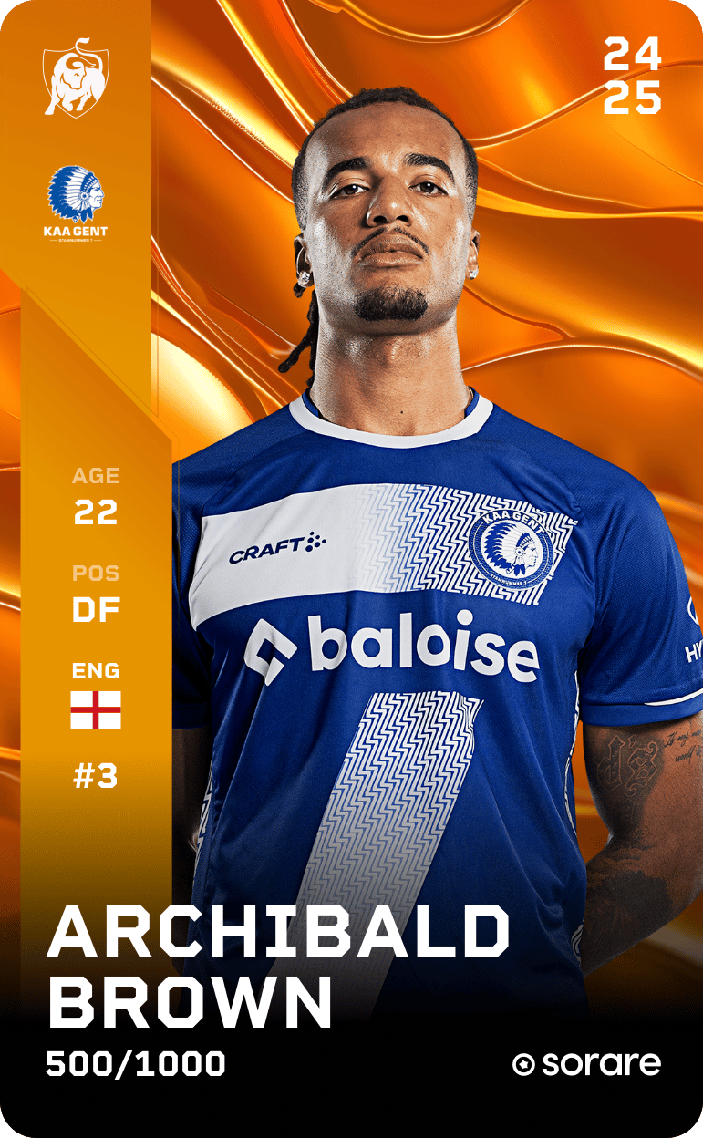 Archibald Brown 2024-25 • Limited 500/1000