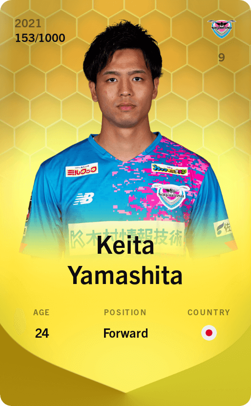 Keita Yamashita 2021-22 • Limited 153/1000