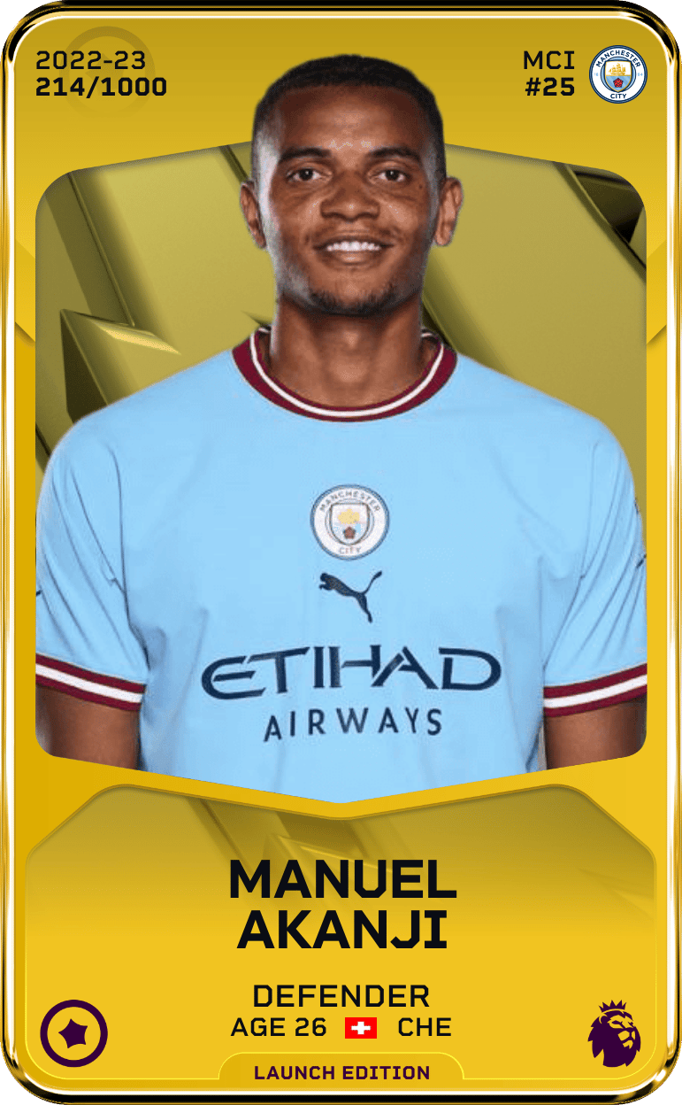 Manuel Akanji 2022-23 • Limited 214/1000