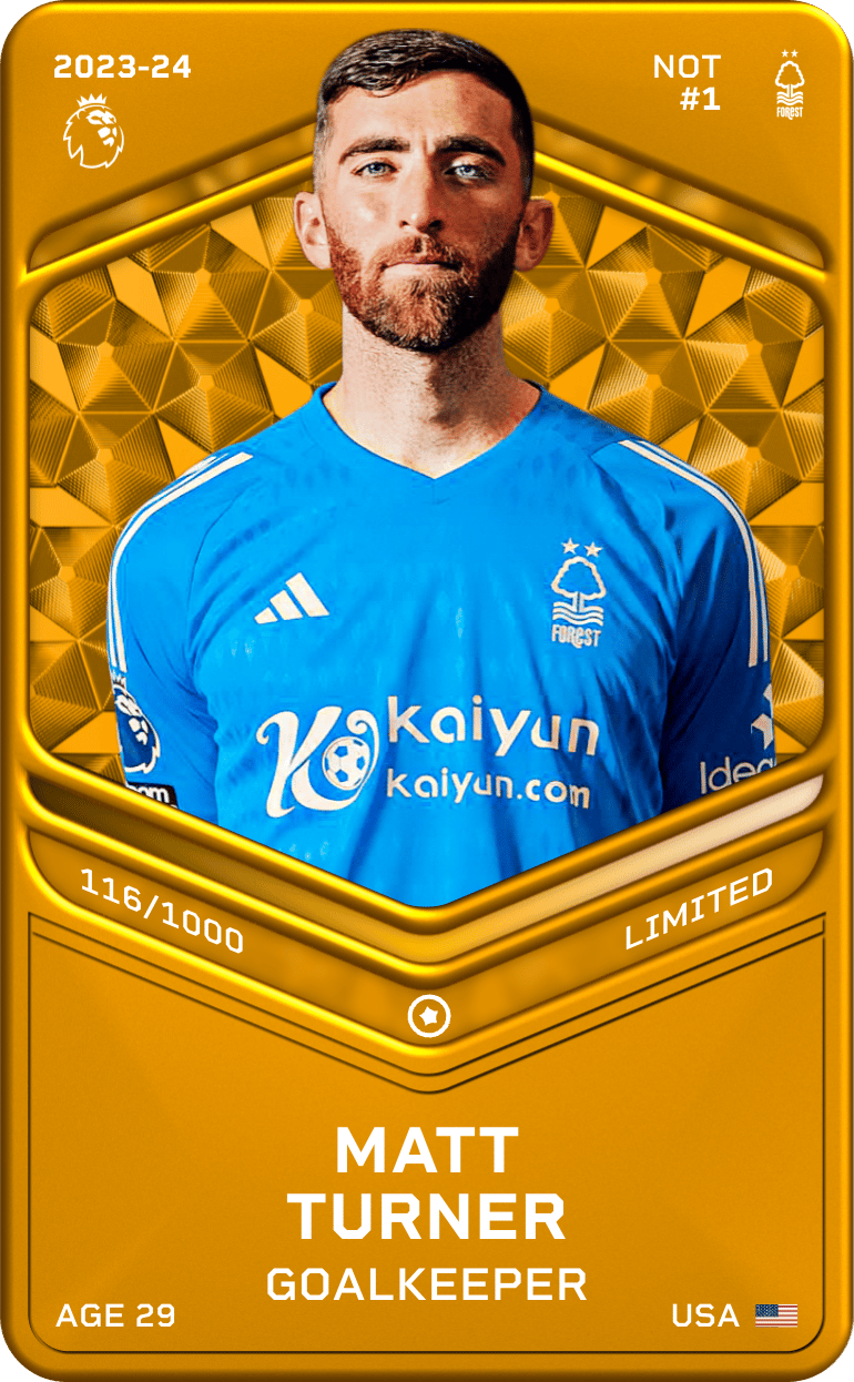 Matt Turner 2023-24 • Limited 116/1000