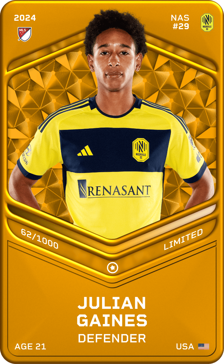 Julian Gaines 2024-25 • Limited 62/1000