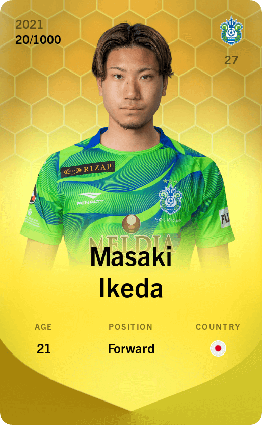 Masaki Ikeda 2021-22 • Limited 20/1000