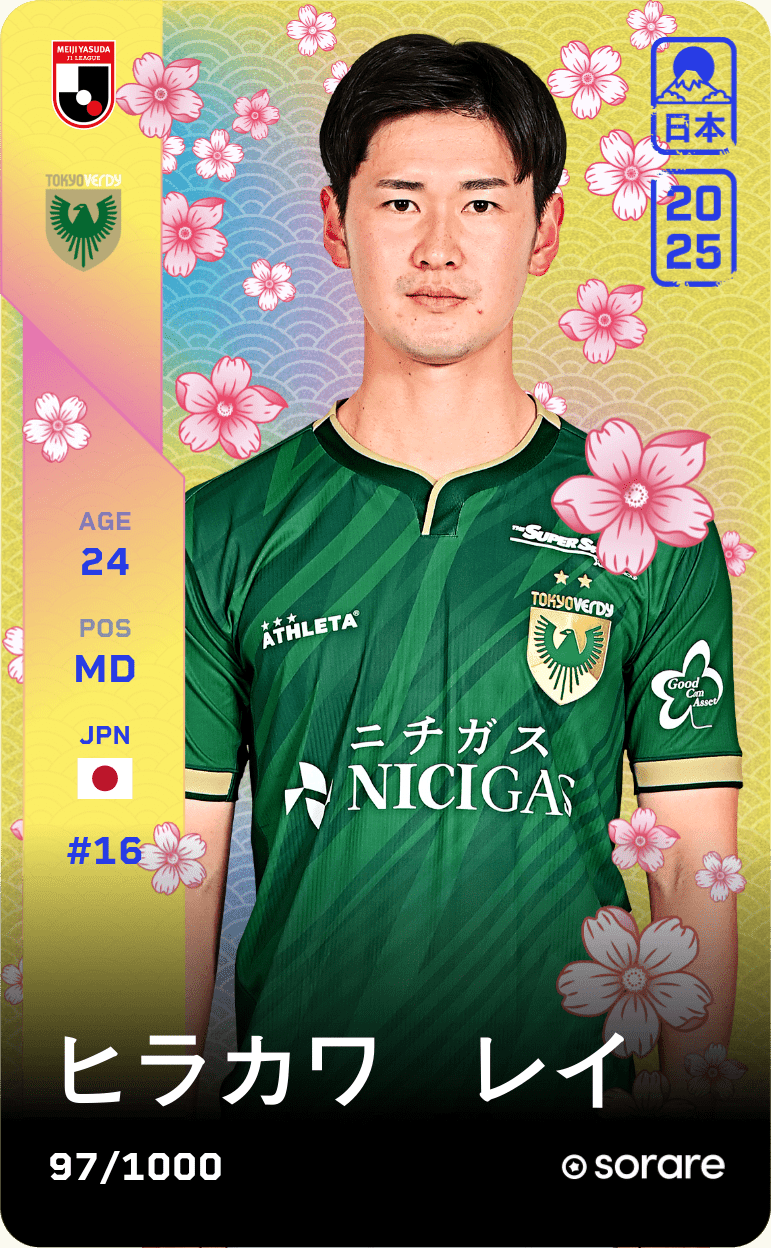 Rei Hirakawa 2025-26 • Limited 97/1000