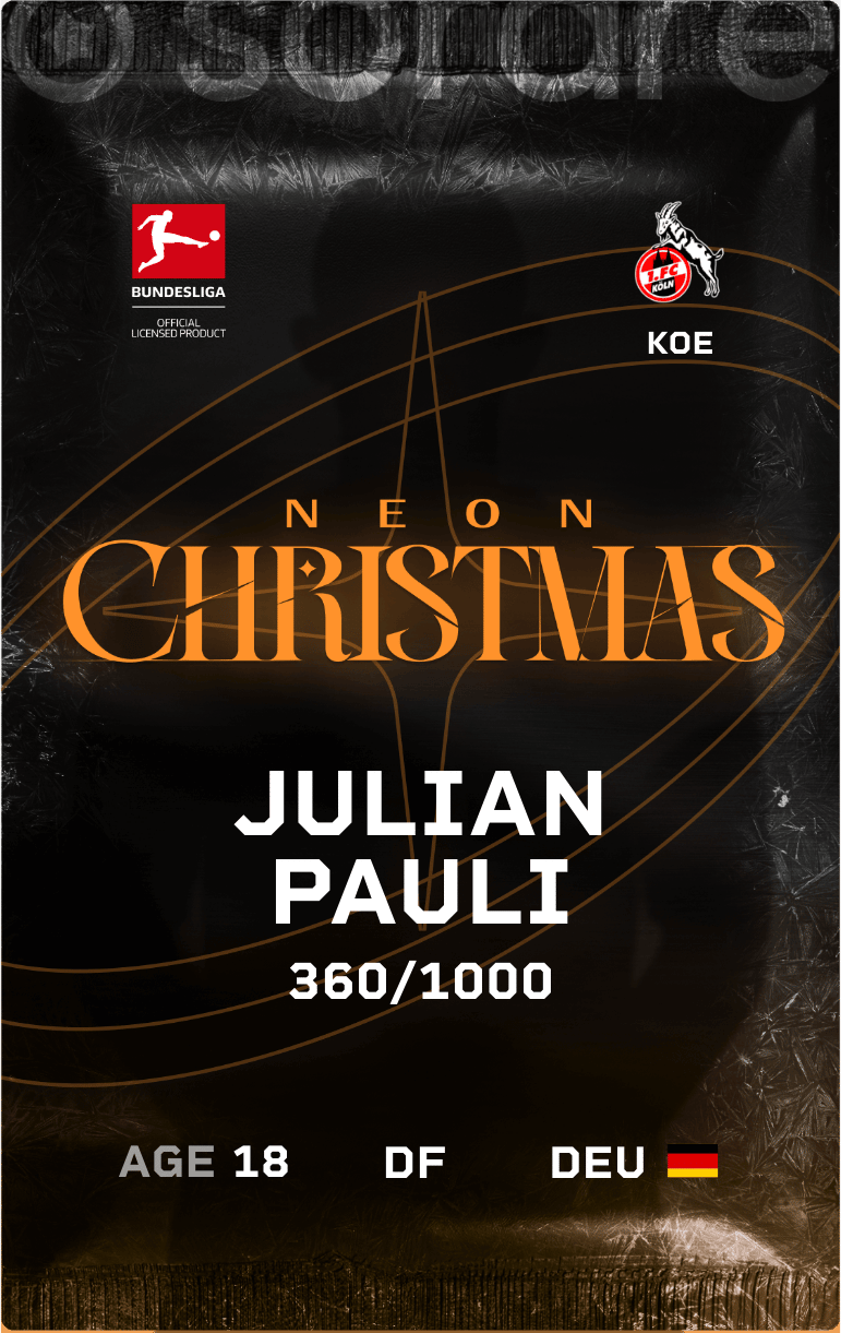Julian Pauli 2024-25 • Limited 360/1000