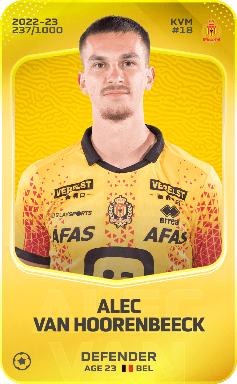 Alec Van Hoorenbeeck 2022-23 • Limited 237/1000
