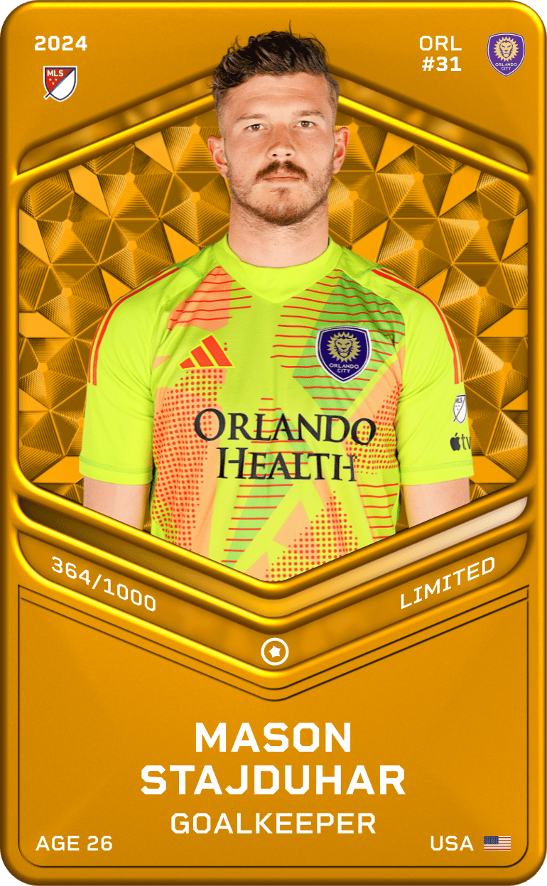 Mason Stajduhar 2024-25 • Limited 364/1000