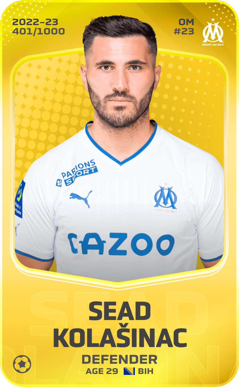 Sead Kolašinac 2022-23 • Limited 401/1000