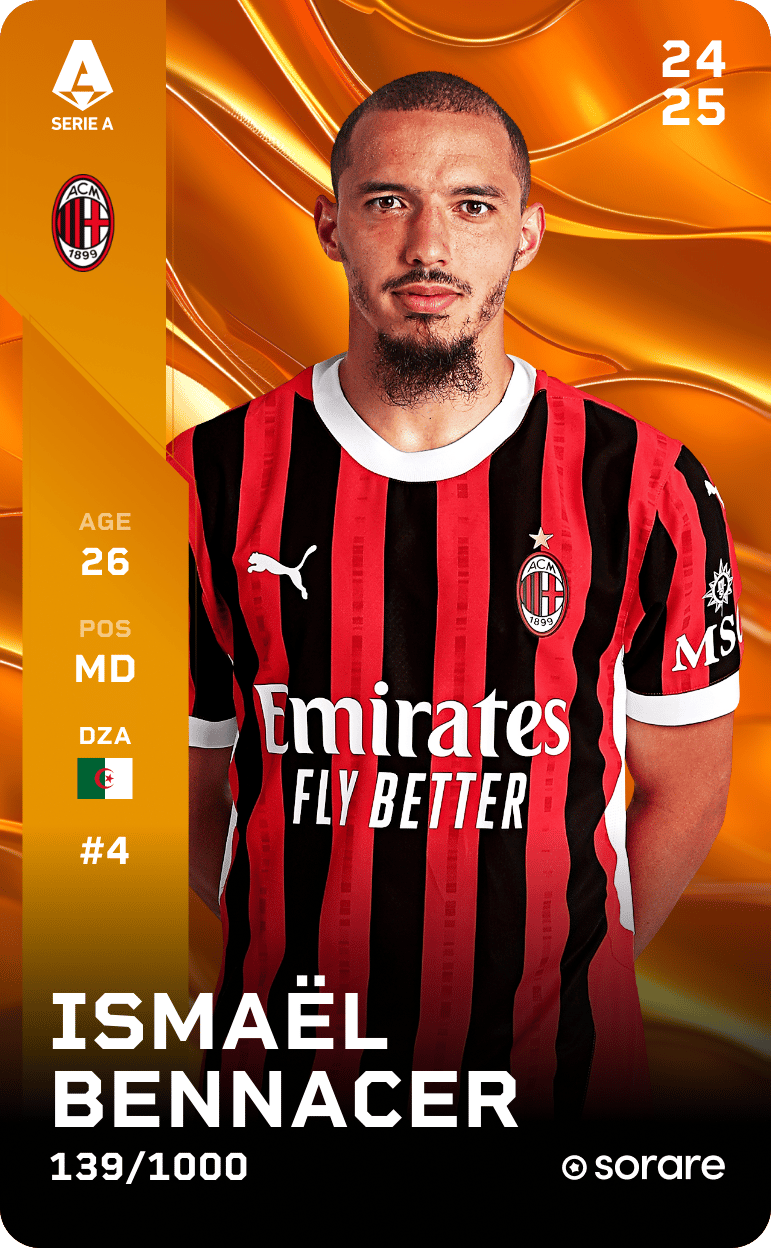 Ismaël Bennacer 2024-25 • Limited 139/1000