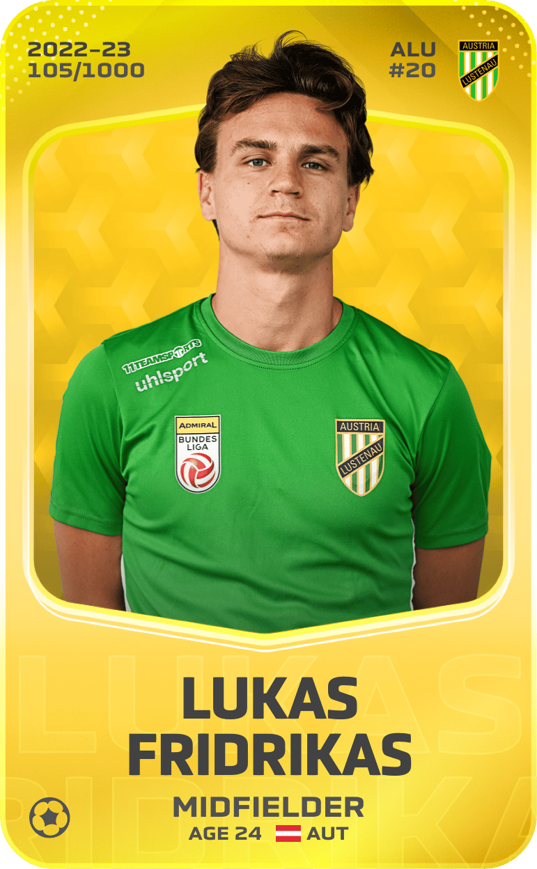 Lukas Fridrikas 2022-23 • Limited 105/1000