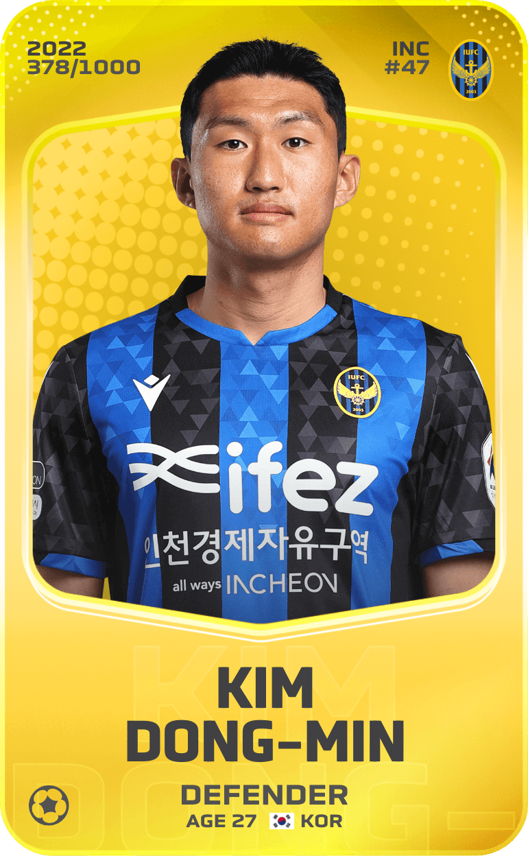 Kim Dong-Min 2022-23 • Limited 378/1000
