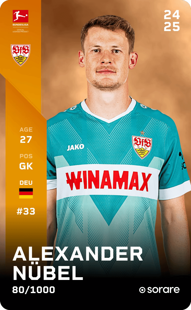 Alexander Nübel 2024-25 • Limited 80/1000