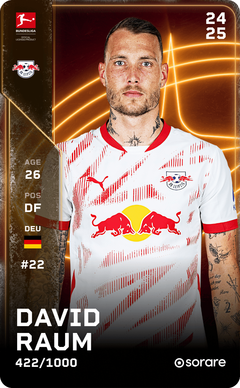 David Raum 2024-25 • Limited 422/1000