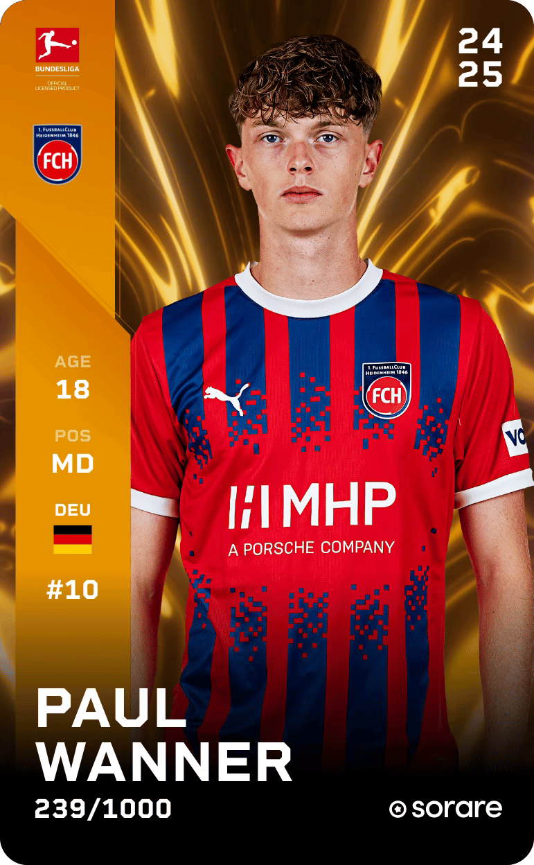 Paul Wanner 2024-25 • Limited 239/1000