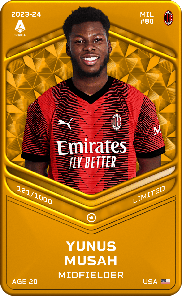 Yunus Musah 2023-24 • Limited 121/1000