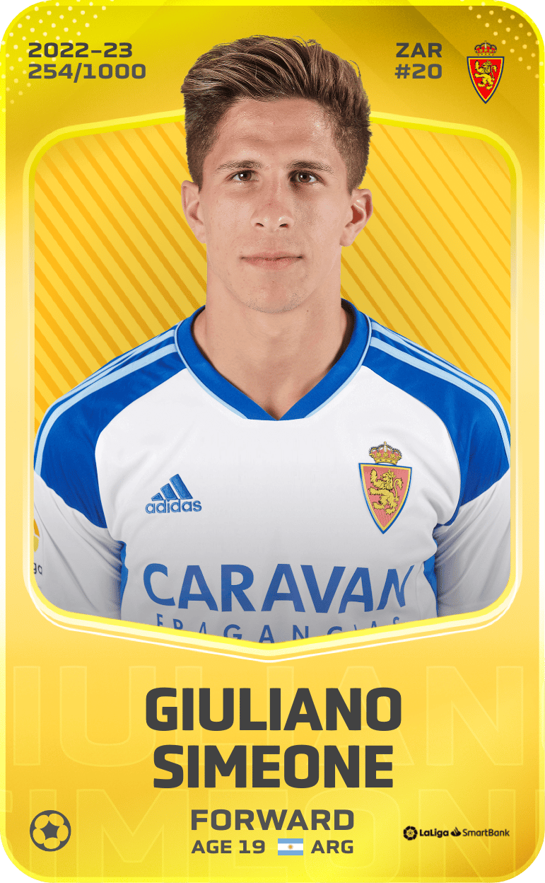 Giuliano Simeone 2022-23 • Limited 254/1000