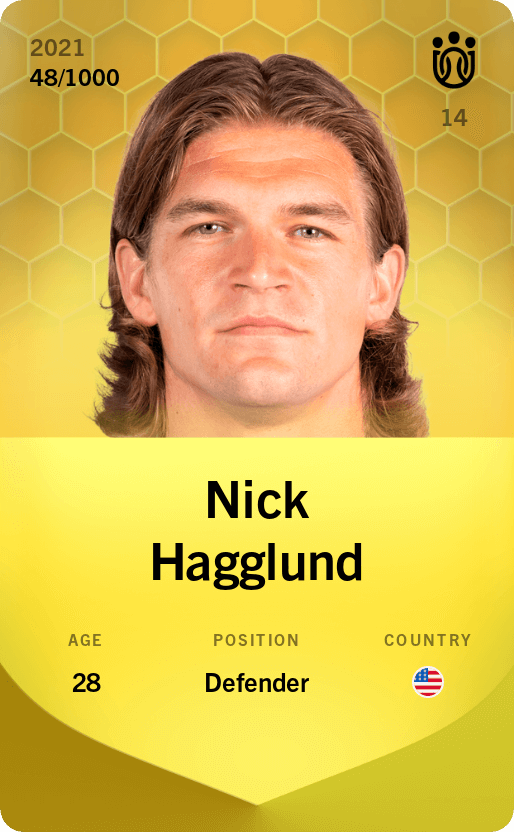 Nick Hagglund 2021-22 • Limited 48/1000