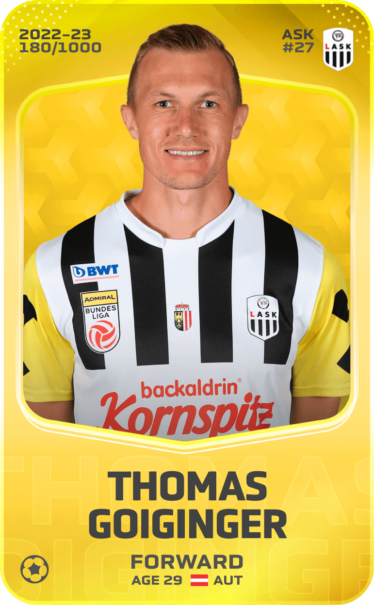 Thomas Goiginger 2022-23 • Limited 180/1000