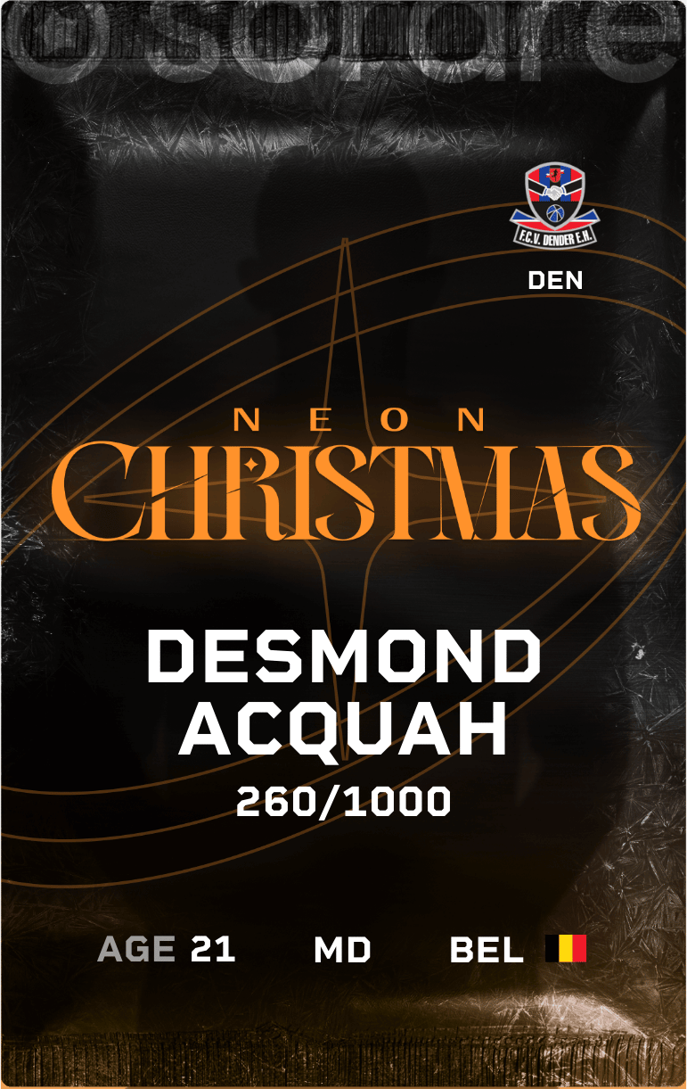 Desmond Acquah 2024-25 • Limited 260/1000