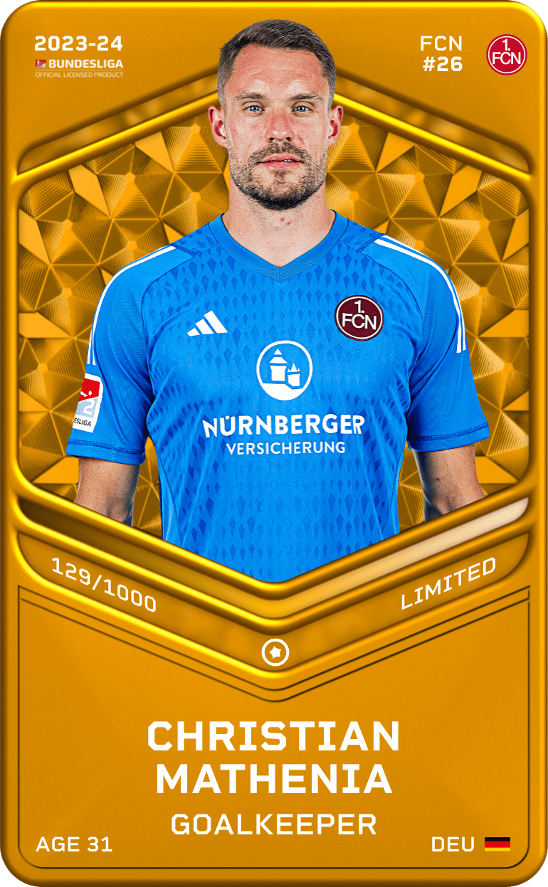 Christian Mathenia 2023-24 • Limited 129/1000