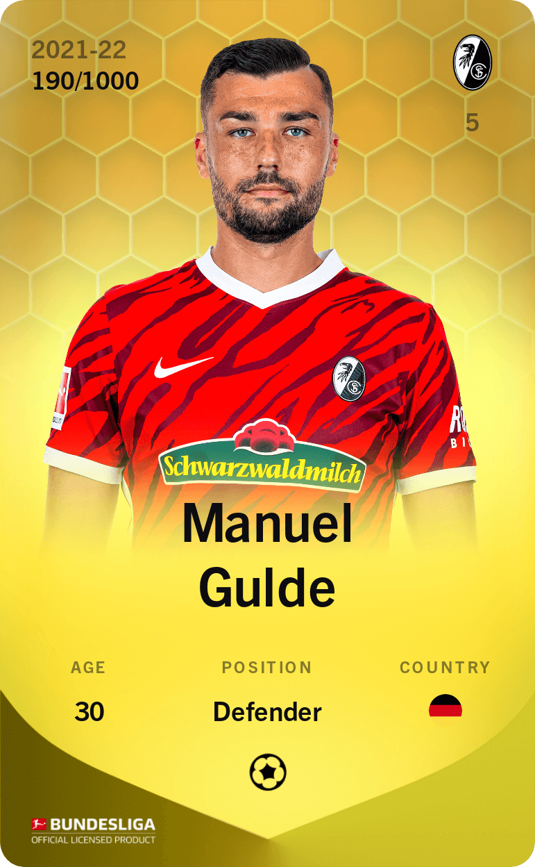 Manuel Gulde 2021-22 • Limited 190/1000