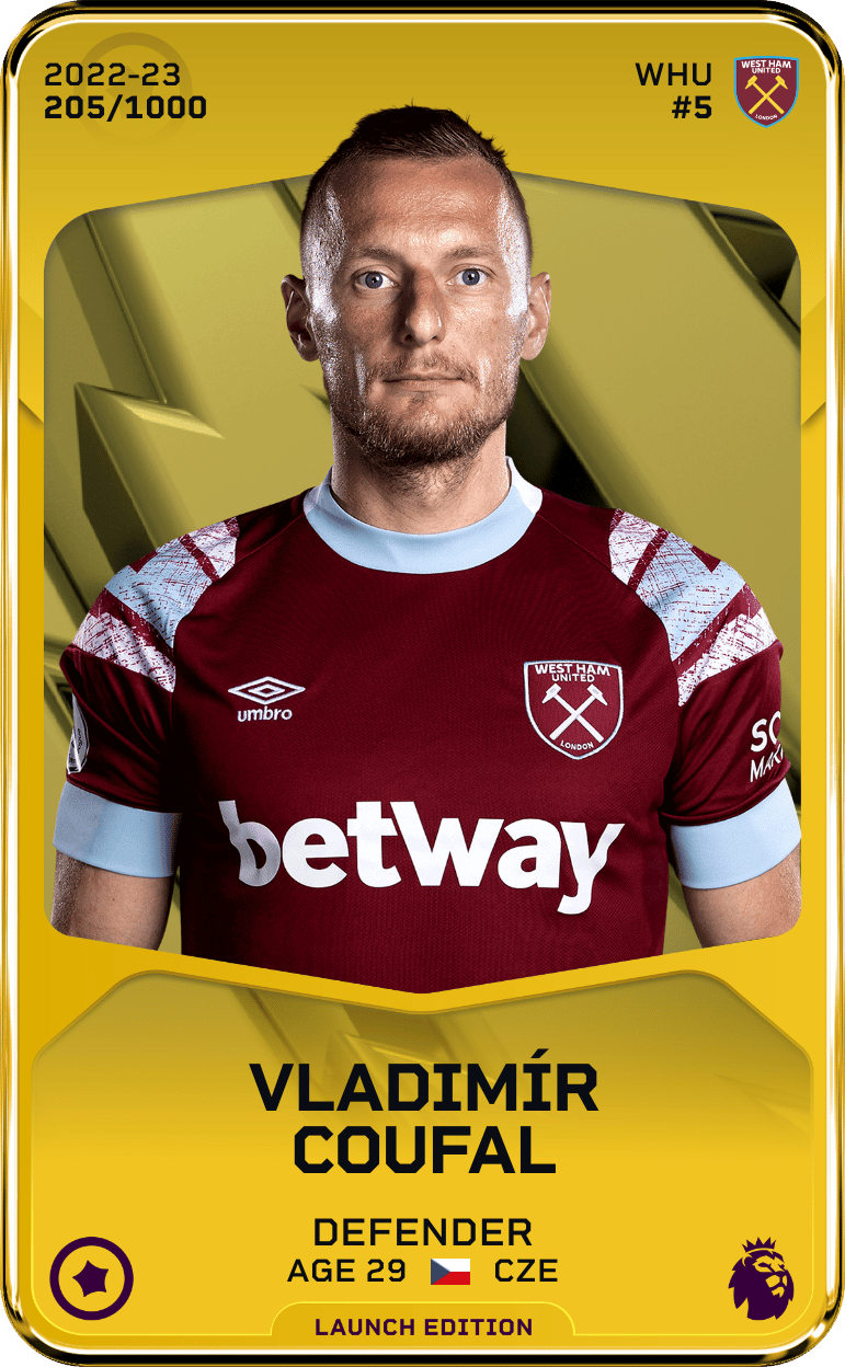 Vladimír Coufal 2022-23 • Limited 205/1000