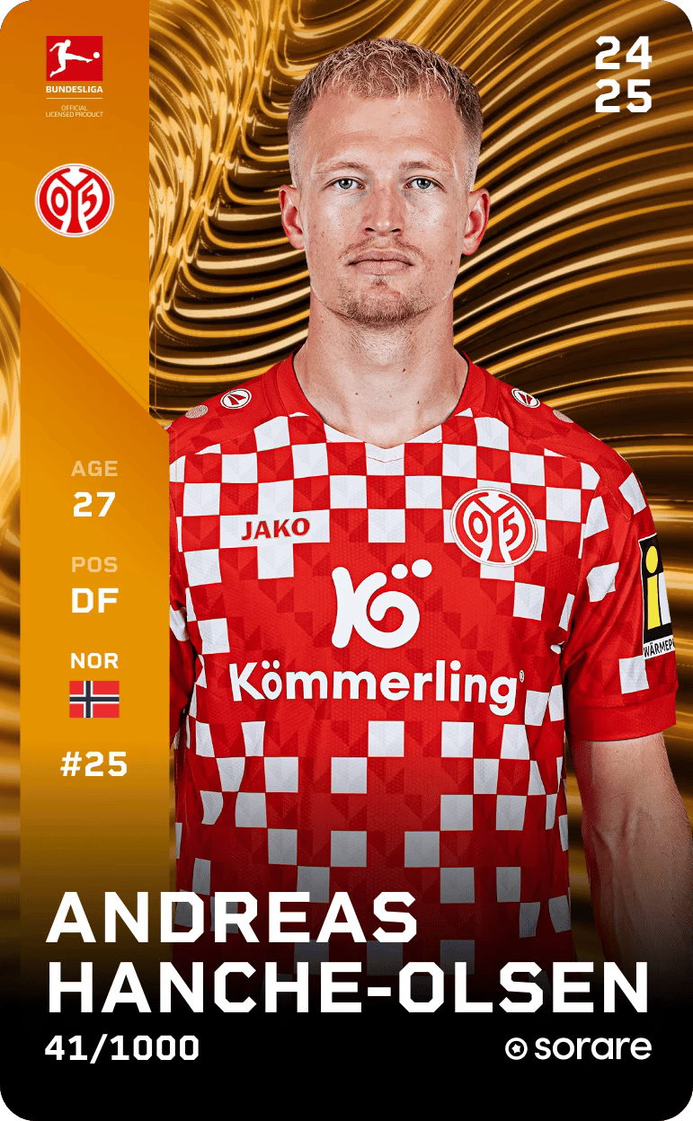 Andreas Hanche-Olsen 2024-25 • Limited 41/1000