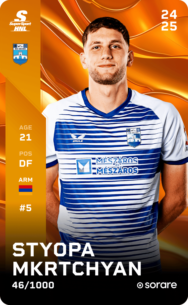 Styopa Mkrtchyan 2024-25 • Limited 46/1000