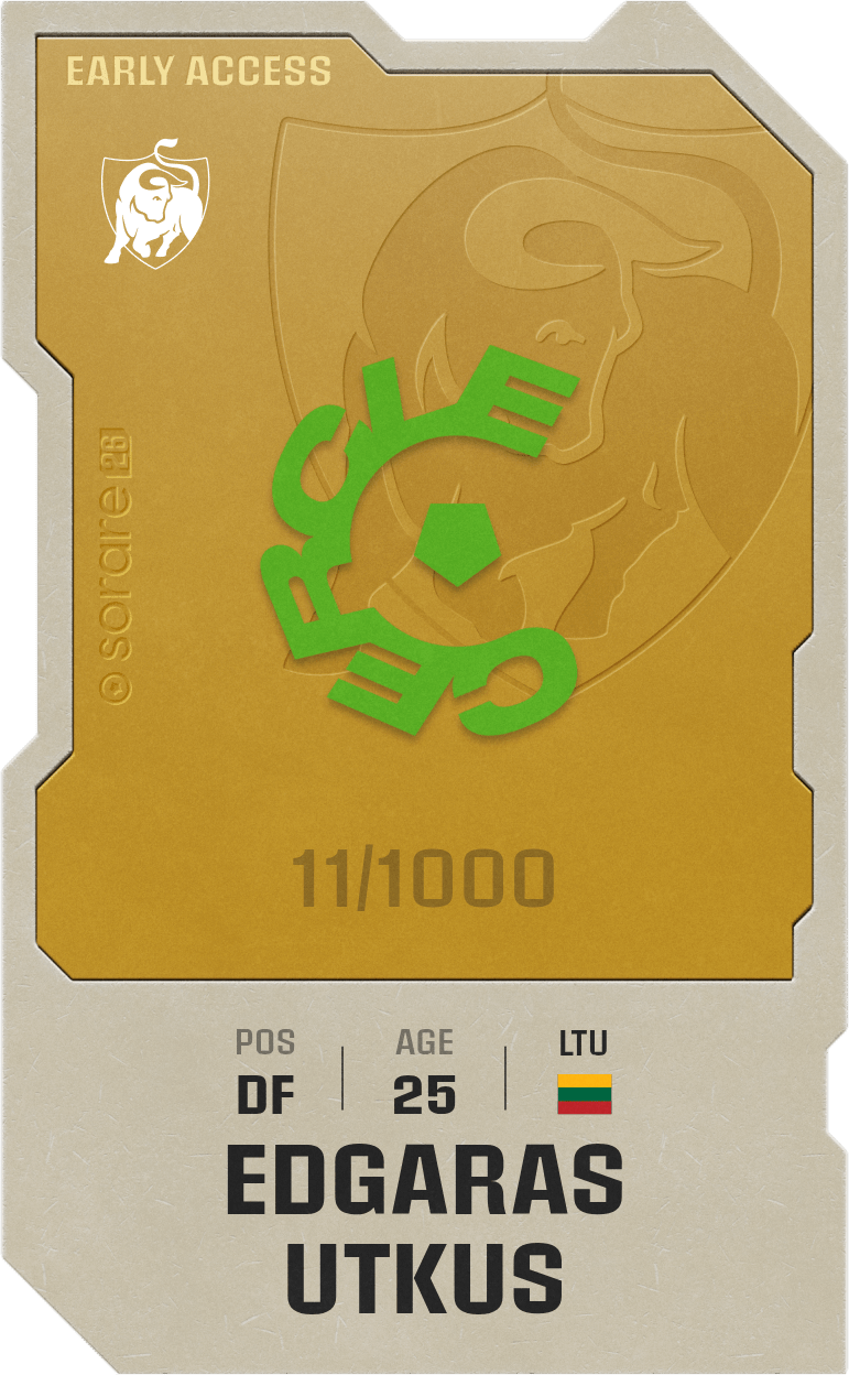 Edgaras Utkus 2025-26 • Limited 11/1000