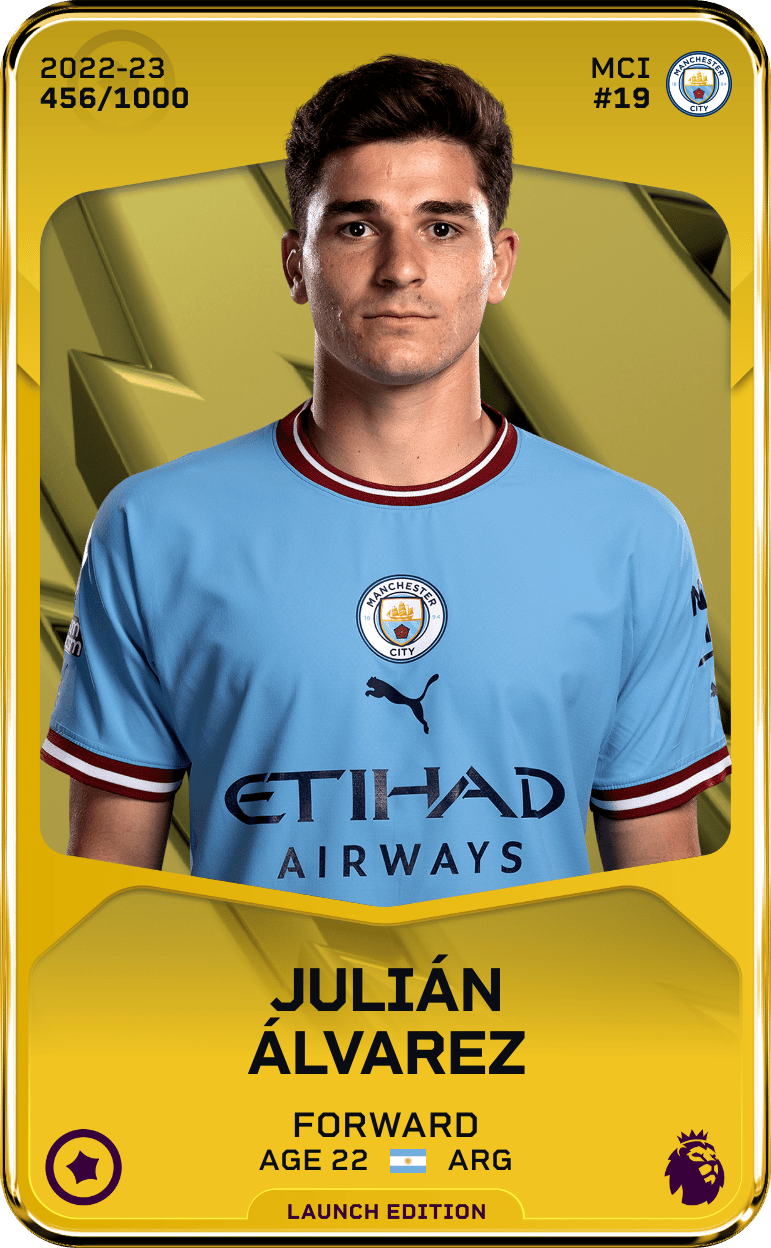 Julián Álvarez 2022-23 • Limited 456/1000