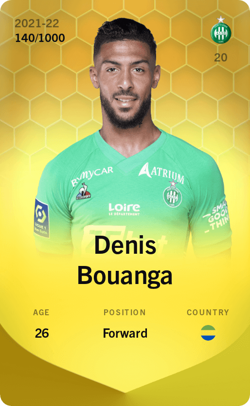 Denis Bouanga 2021-22 • Limited 140/1000