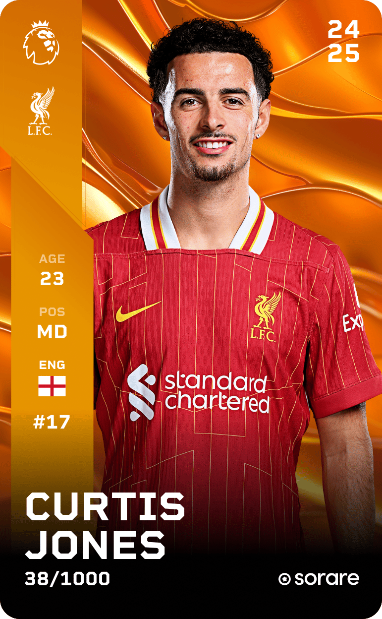 Curtis Jones 2024-25 • Limited 38/1000