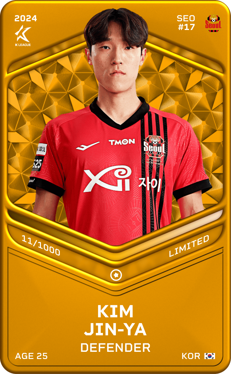 Kim Jin-Ya 2024-25 • Limited 11/1000