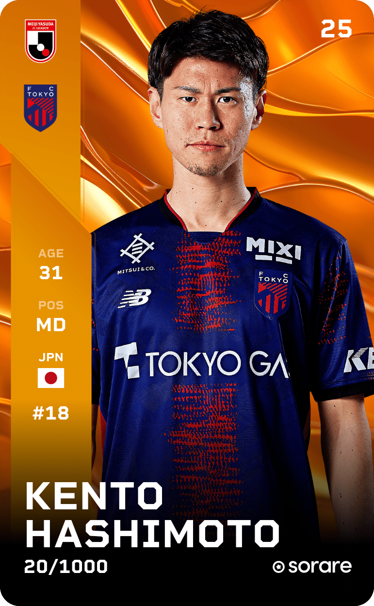 Kento Hashimoto 2025-26 • Limited 20/1000