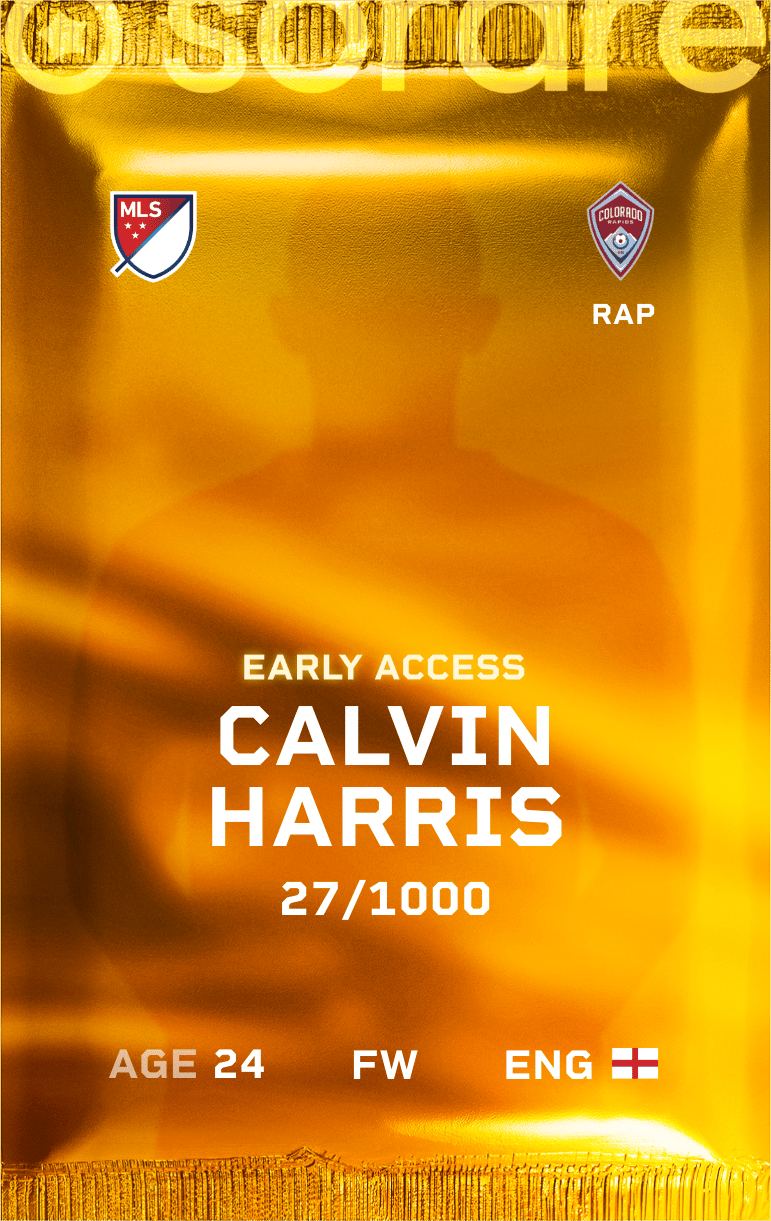 Calvin Harris 2025-26 • Limited 27/1000