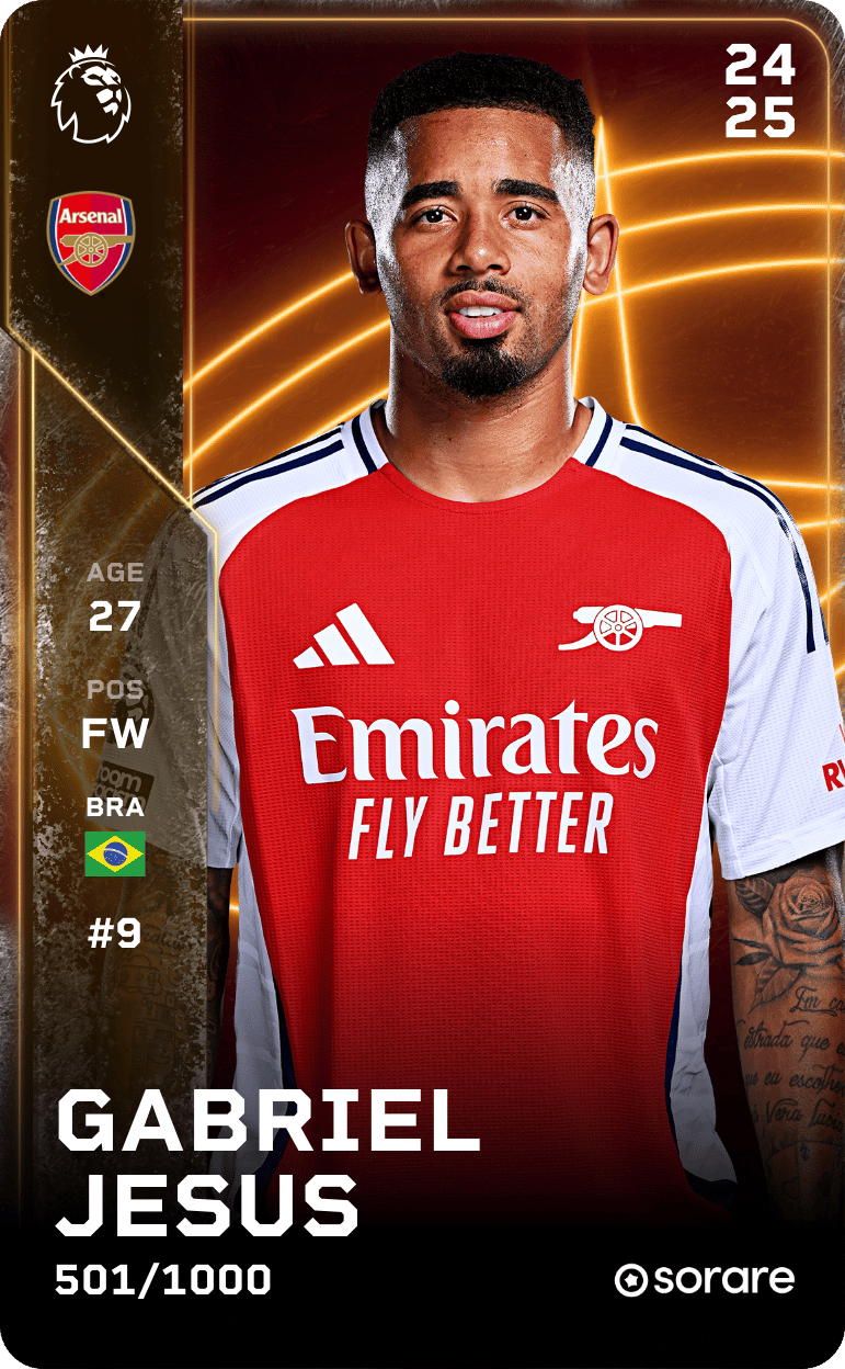 Gabriel Jesus 2024-25 • Limited 501/1000