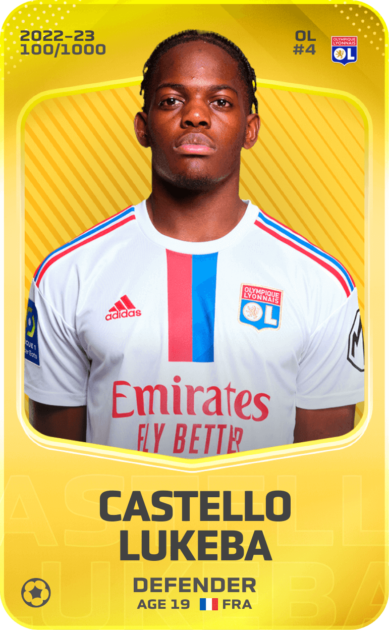 Castello Lukeba 2022-23 • Limited 100/1000