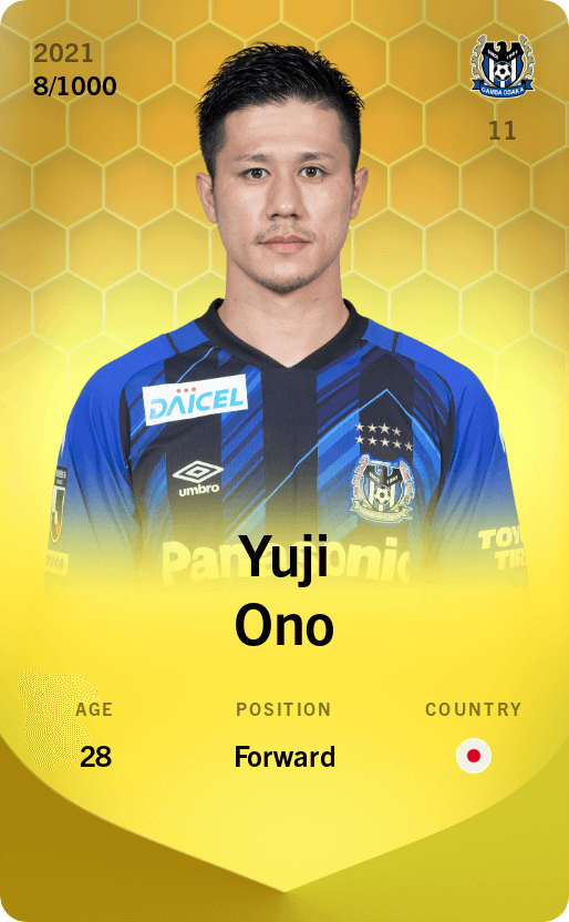 Yuji Ono 2021-22 • Limited 8/1000