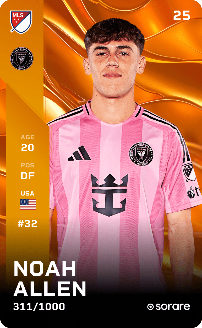 Noah Allen 2025-26 • Limited 311/1000